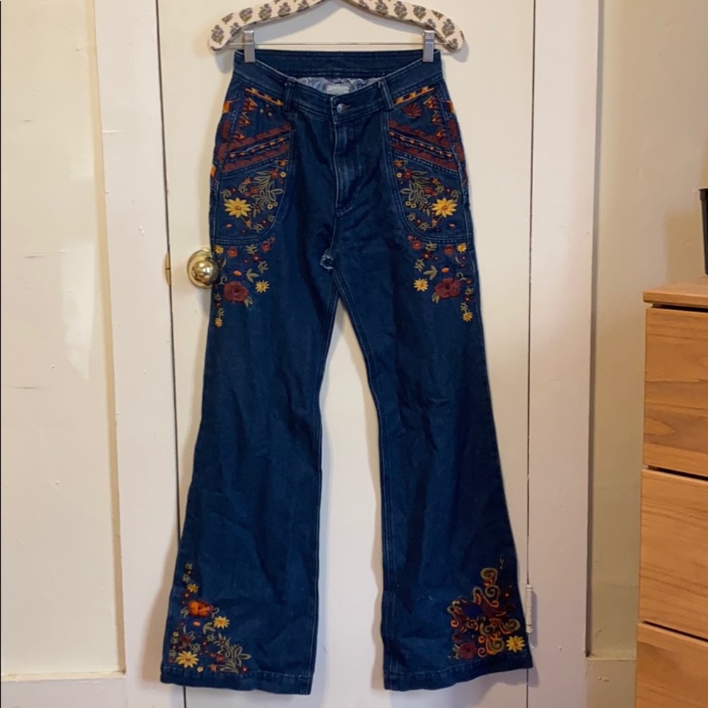 Spell & The Gypsy Collective Embroidered Jeans